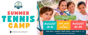 RED BALL TENNIS CAMP AT AMERICAN DREAM MALL