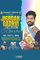 Jigardan Gandhavi’s Garba Night – Get Ready to Dance, New Jersey!
