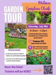 Milan Garden Club garden tour