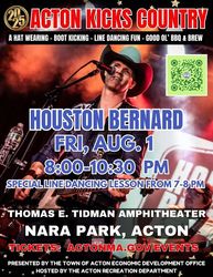 Acton Kicks Country!  Houston Bernard
