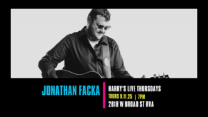 Harry's LIVE Presents Jonathan Facka