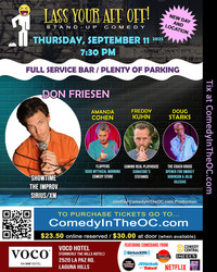 NEW LOCATION!  Lass Your Aff Off! Stand-up Comedy