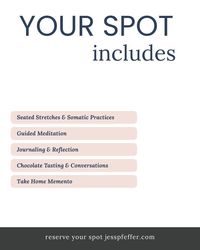 SETTLE and Chocolate with Jess Pfeffer & Xocolatl