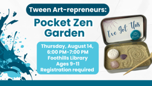Tween Art-repreneurs: Pocket Zen Garden