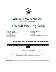 Walking and Self-Management 8-week class