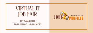Virtual IT Job Fair 2025 – Powered by Jobs 'n' Profiles