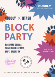 CUDDLY® X NTASR Block Party - July 27th 2025!