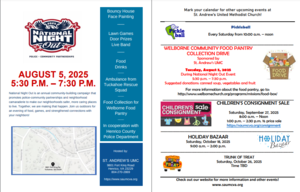 National Night Out (NNO) with St. Andrew's UMC