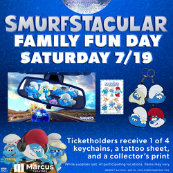 Smurfstacular Family Fun Day at Marcus Theatres