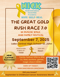 Great Gold Rush Race at Lake Central High School Soccer Field