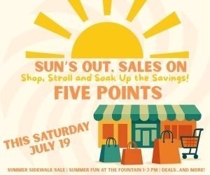 Sun’s Out, Sales On! Summer Sidewalk Sale!