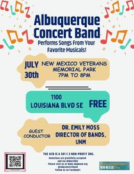 Albuquerque Concert Band-Your Favorite Musicals Concert!