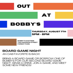 Out At Bobby’s: Board Game Night