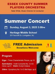 Essex County Summer Players Concert
