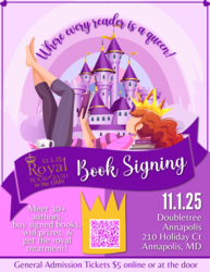 Royal Book Bash in the DMV- November 1 in Annapolis