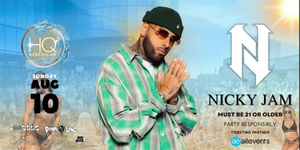 HQ2 Resorts & Casino Presents Nicky Jam @ The Beachclub Day Party