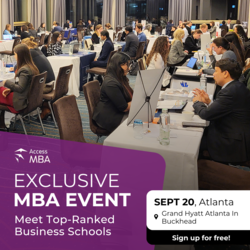 Access MBA Event in Atlanta – Saturday, September 20