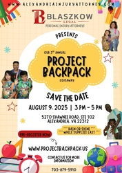 3rd Annual Project Backpack Giveaway
