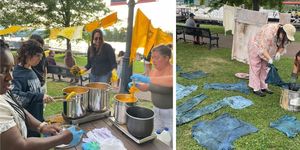 The Fix-It Picnic: Community Dye Bath at Waterfront Wednesdays