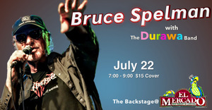 Vocalist Bruce Spelman Headlines The Backstage with Durawa .