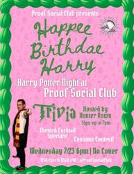 Happee Birthdae Harry at Proof Social Club