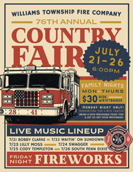 Williams Township Fire Co. 76th Annual Carnival