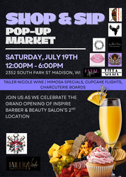 SHOP AND SIP POP-UP MARKET