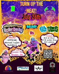 Turn Up the Heat! Albuquerque Roller Derby vs. The World Mashup