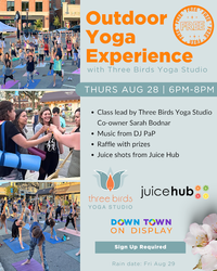 Outdoor Yoga Experience with Three Birds Yoga Studio