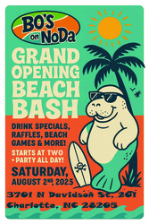 Bo’s on NODA Beach Bash Grand Opening