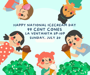 National Ice Cream Day in Miami: All Day 99 Cent Cones at La Ventanita on 7/20