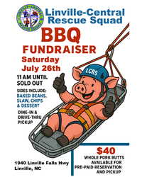 BBQ Fundraiser for Linville-Central Rescue Squad