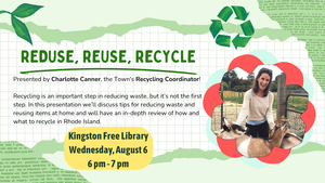 Reduce, Reuse, Recycle