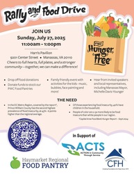 Community Rally and Food Drive