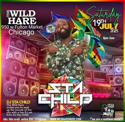 The Wild Hare on Fulton presents:Dj Sta Child Saturday July 19th