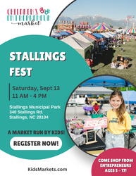 Kids Market at Stallings Fest