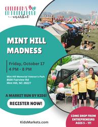 Kids Market at Mint Hill Madness-Friday