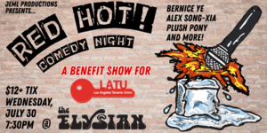 Red Hot Comedy Night! IN PERSON + LIVESTREAMED!