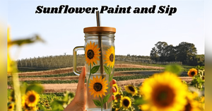 Sunflower Paint and Sip at Lyman Orchards