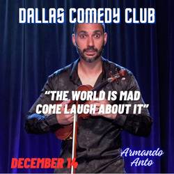 Dallas Comedy Show Presents: Armando Anto