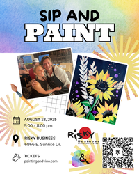 Sunflower Magic Paint and Sip + Margarita Monday