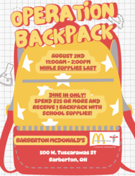 McDonald's: Operation Backpack