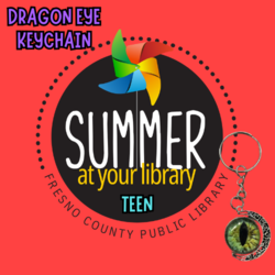 Kingsburg Library: Teen Dragon Eye Keychain Craft Take and Make