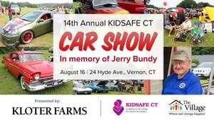 14th Annual KIDSAFE CT Car Show in Memory of Jerry Bundy
