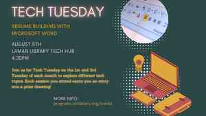 Tech Tuesday: Resume Building With Microsoft Word
