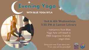 Evening Yoga With Blue Yoga Nyla