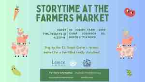 Storytime At The Farmers Market With St. Joseph's Farm Stand
