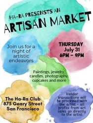 The Ha-Ra Club Presents an Artisan Market