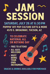 Open Jam Session @ Poppin' Off