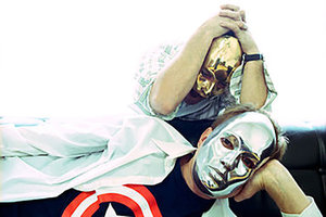 WONDERLICK ( Too Much Joy members) doing a rare intimate living room set 8/23 Blue Island Brewery